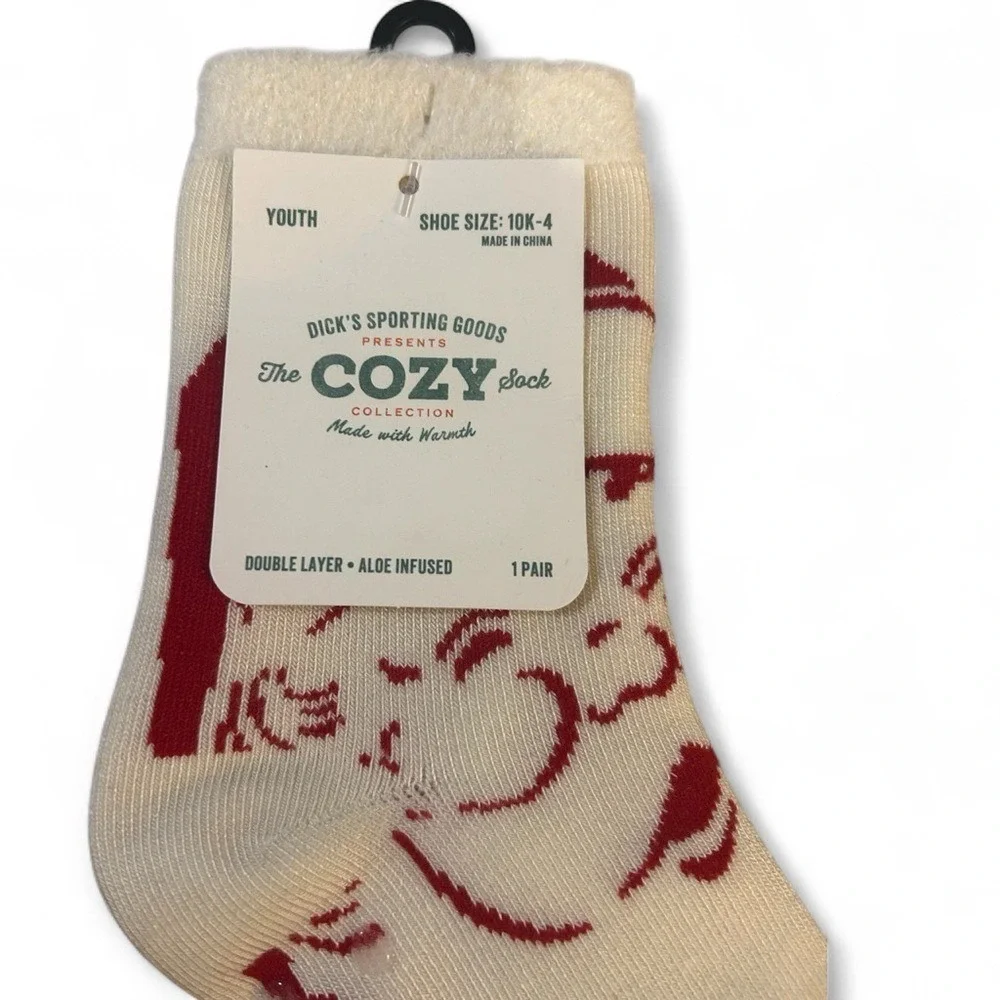 Festive Christmas Youth Socks - The COZY Sock Collection - NWT - (2) Pair